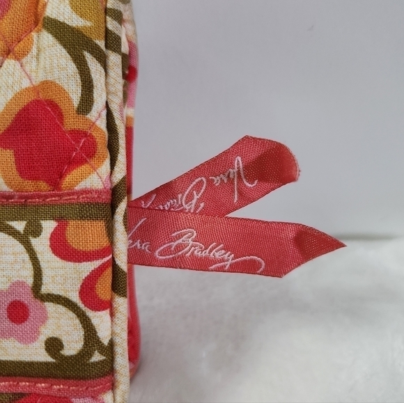 Vera Bradley Retired Folkloric Quilted One For The Money Wallet Coin Bag - Picture 4 of 16
